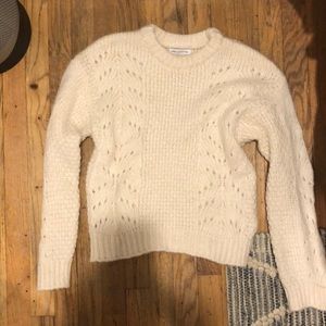 Cute Urban Outfitters White Sweater🤍🤍